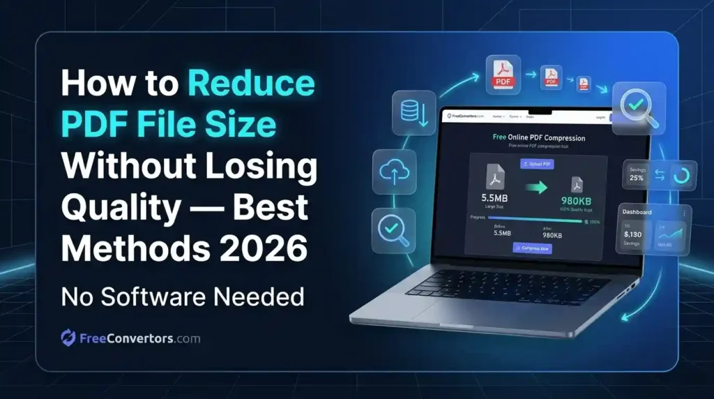 How to Reduce PDF File Size Without Losing Quality — Best Free Methods 2026