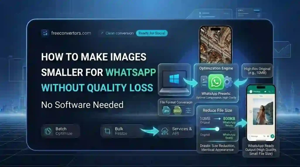How to Make Images Smaller for WhatsApp Without Quality Loss (2026 Guide)