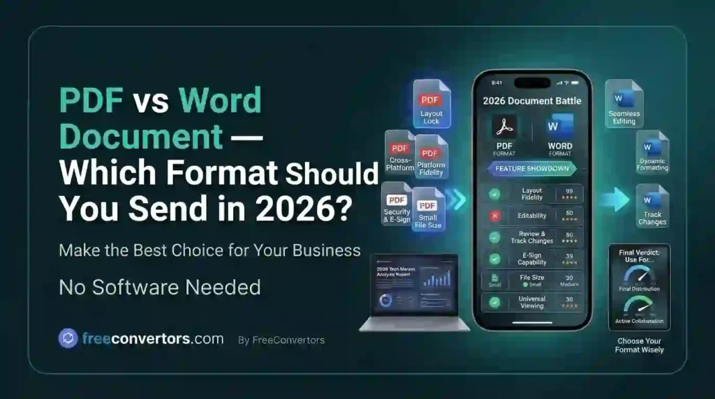 PDF vs Word Document Which Format Should You Send in 2026